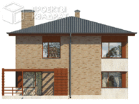 Проект w-214-1p Вид сзади