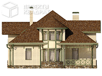 Проект w-219-1p Вид сзади