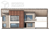 Проект w-220-1k Вид спереди