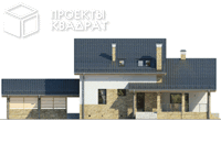 Проект w-232-1p Вид сзади