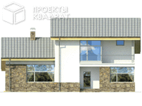 Проект w-232-2p Вид сзади