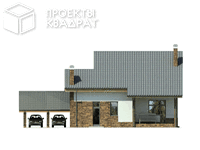 Проект w-235-1p Вид сзади