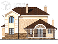 Проект w-237-2p Вид сзади