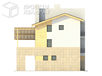 Проект w-257-1p Вид сзади