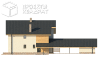 Проект w-270-1p Вид сзади