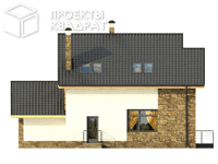 Проект w-271-1k Вид сзади