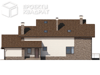 Проект w-275-1p Вид сзади