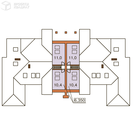 Проект w-391-1p Мансарда