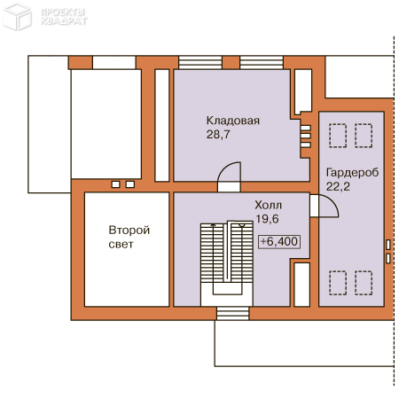 Проект w-620-1p Мансарда