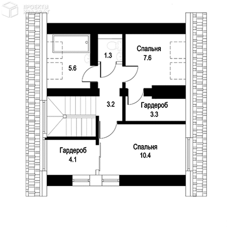 Проект y-093-1d 2-й этаж