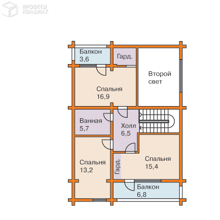 Проект y-156-1d Мансарда