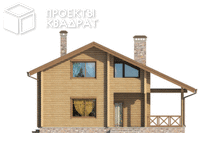 Проект y-168-1d Вид сзади