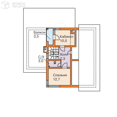 Проект y-258-1s Мансарда